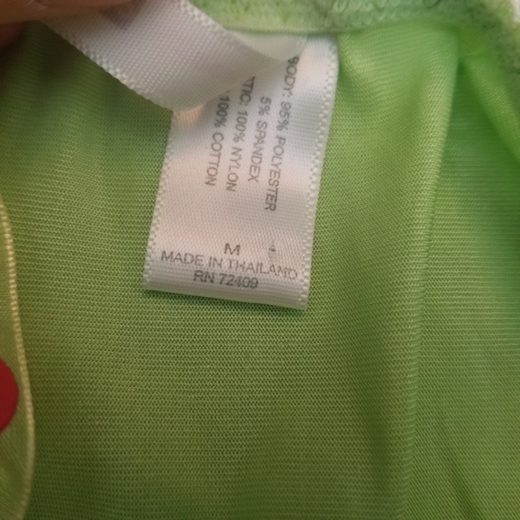 Vintage Inspired RARE Lime Green Satin Pantie - Picture 6 of 9